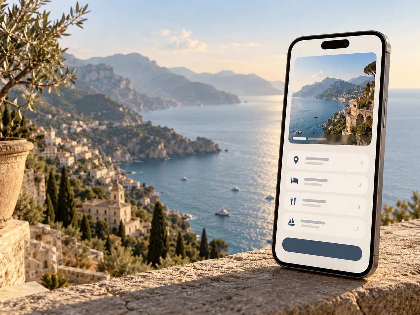 Temporary product artwork for Travel Platform